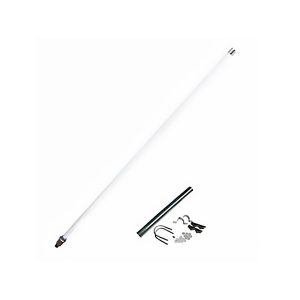 Antenne fibre de verre omnidirectionnelle blanche – 8 dBi